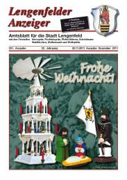 Cover Amtsblatt Dezember 2011