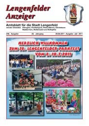 Cover Amtsblatt Juli 2011