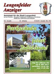 Cover Amtsblatt Mai 2011